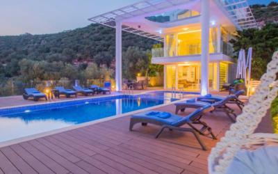 Villa Hillside 3, Deniz Manzaralı Sonsuzluk Havuzlu Tatil Villası