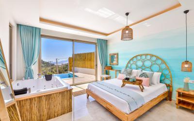 Villa Nova Amour, Jakuzili Deniz Manzaralı Romantik Tatil Villası