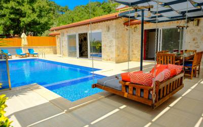 Villa Gonca, Stone Architecture Villa With Kids Pool